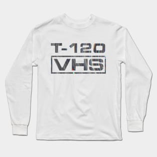 T-120 VHS Long Sleeve T-Shirt